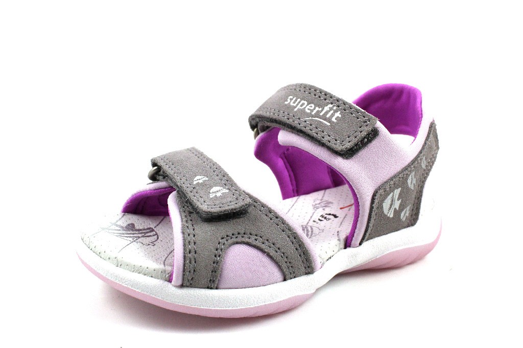 SUPERFIT Mädchen Sandalen grau
