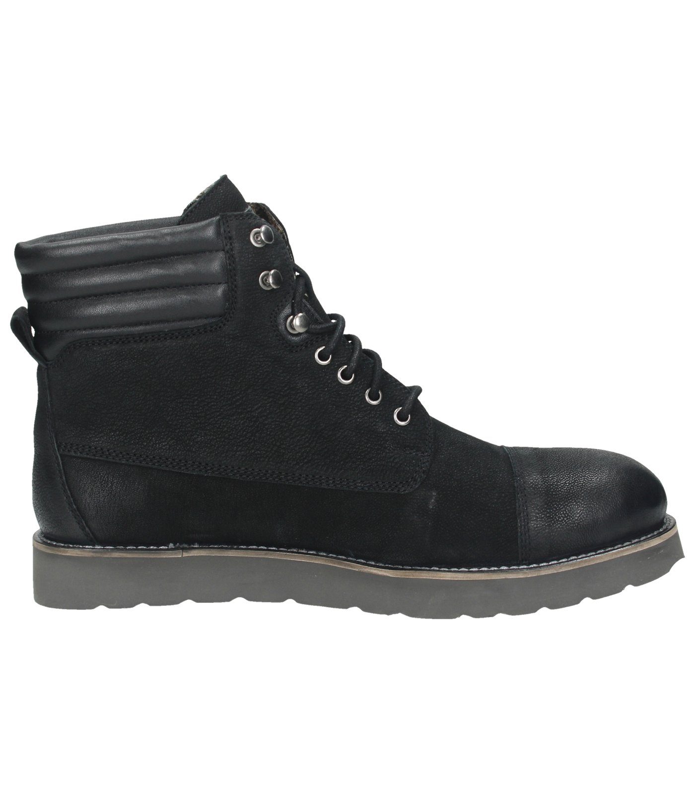 Sansibar Stiefelette Leder Schnürstiefelette