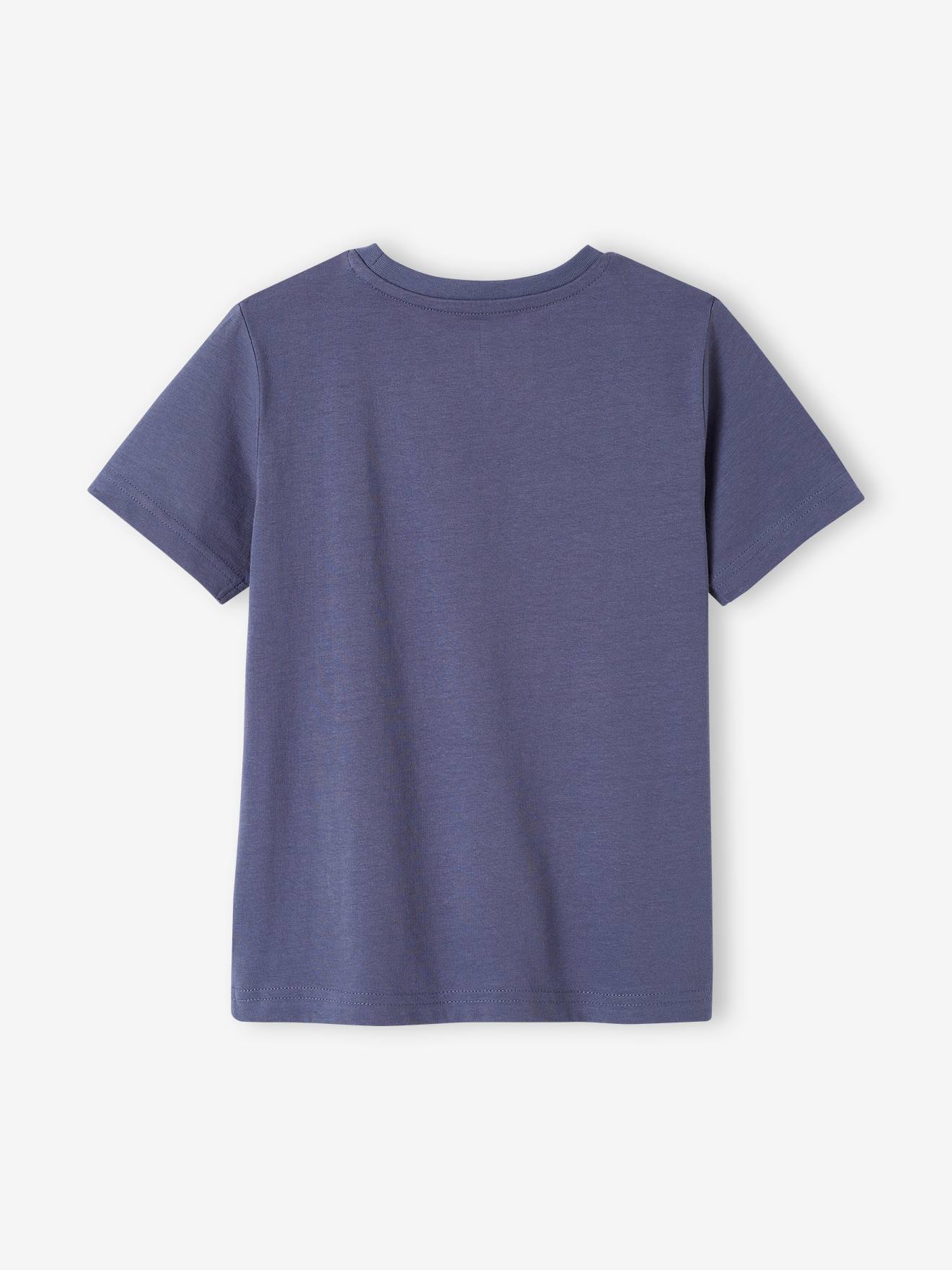T-shirt imprimé Basics garçon manches courtes ocre