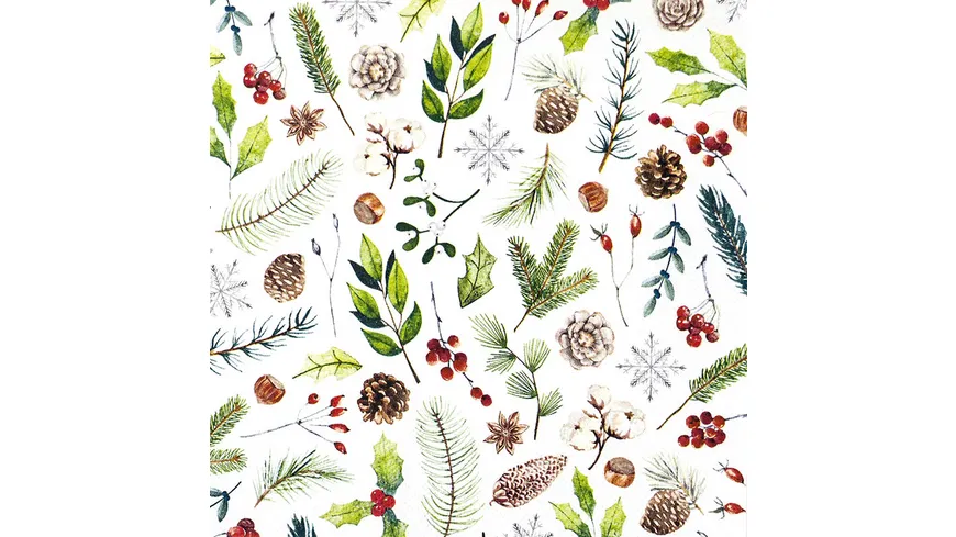 Home-Fashion Serviette Natural Collection 33x33cm weiß