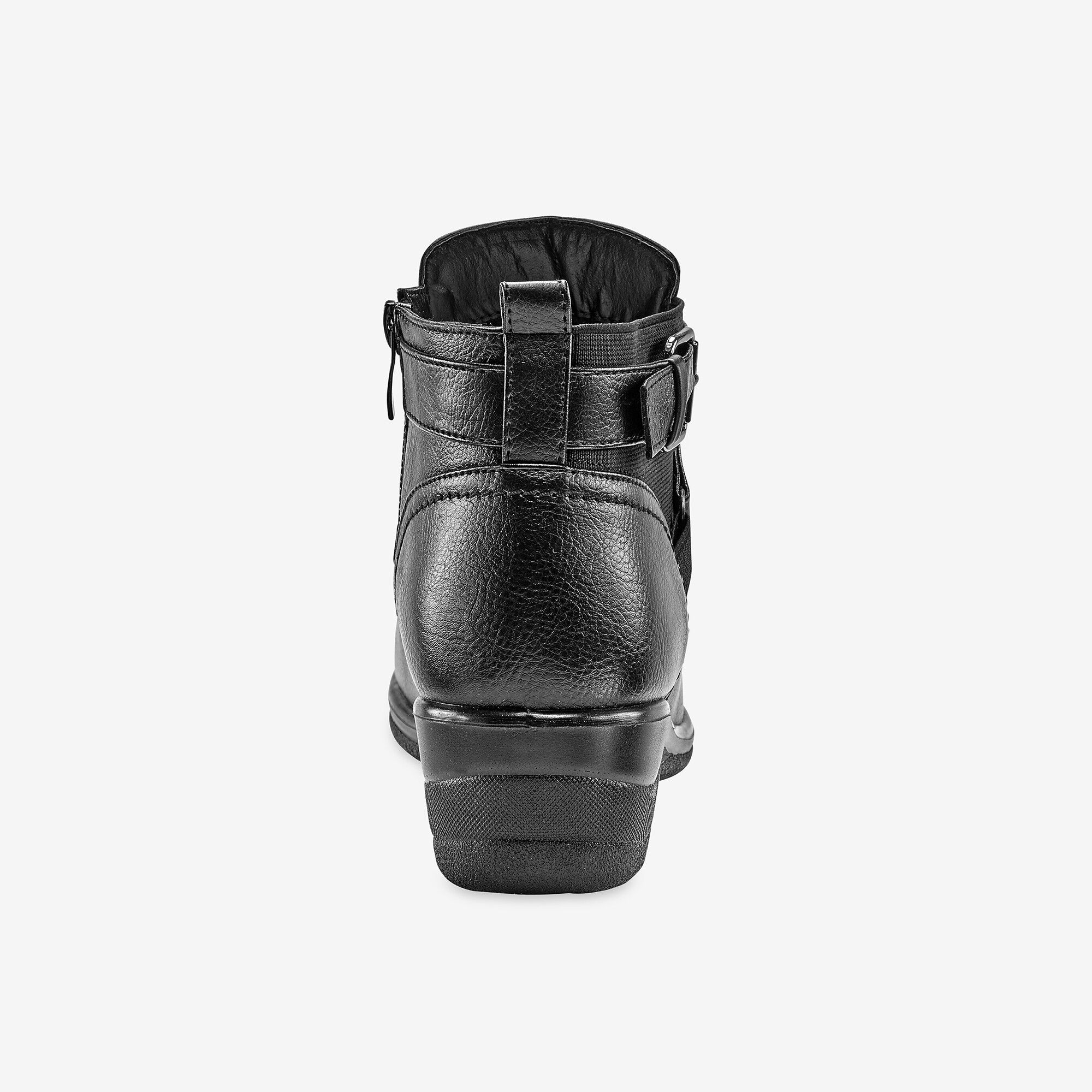 Low-boots confort compensées et zippées