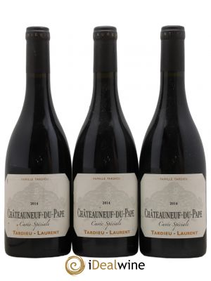 Châteauneuf-du-Pape Tardieu-Laurent Cuvée spéciale Famille Tardieu  2014 - Lot de 3 Bouteilles