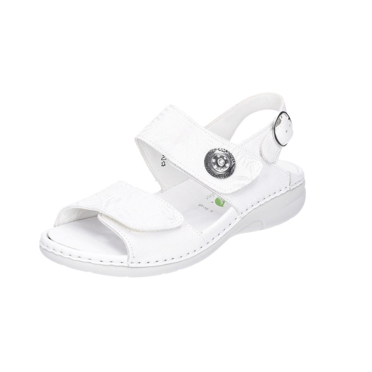 WALDLÄUFER Klassische Sandalen weiss Gunna