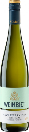 2022 Mussbacher Eselshaut Gewürztraminer Spätlese fruchtig süß - Weinbiet Manufaktur