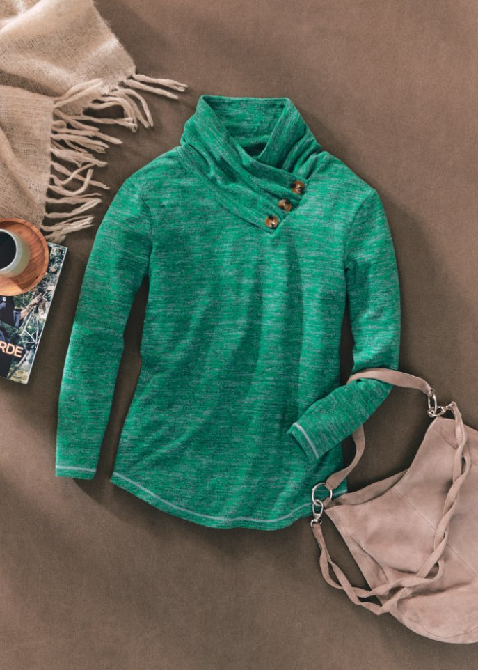 Pullover mit Knopfdetail