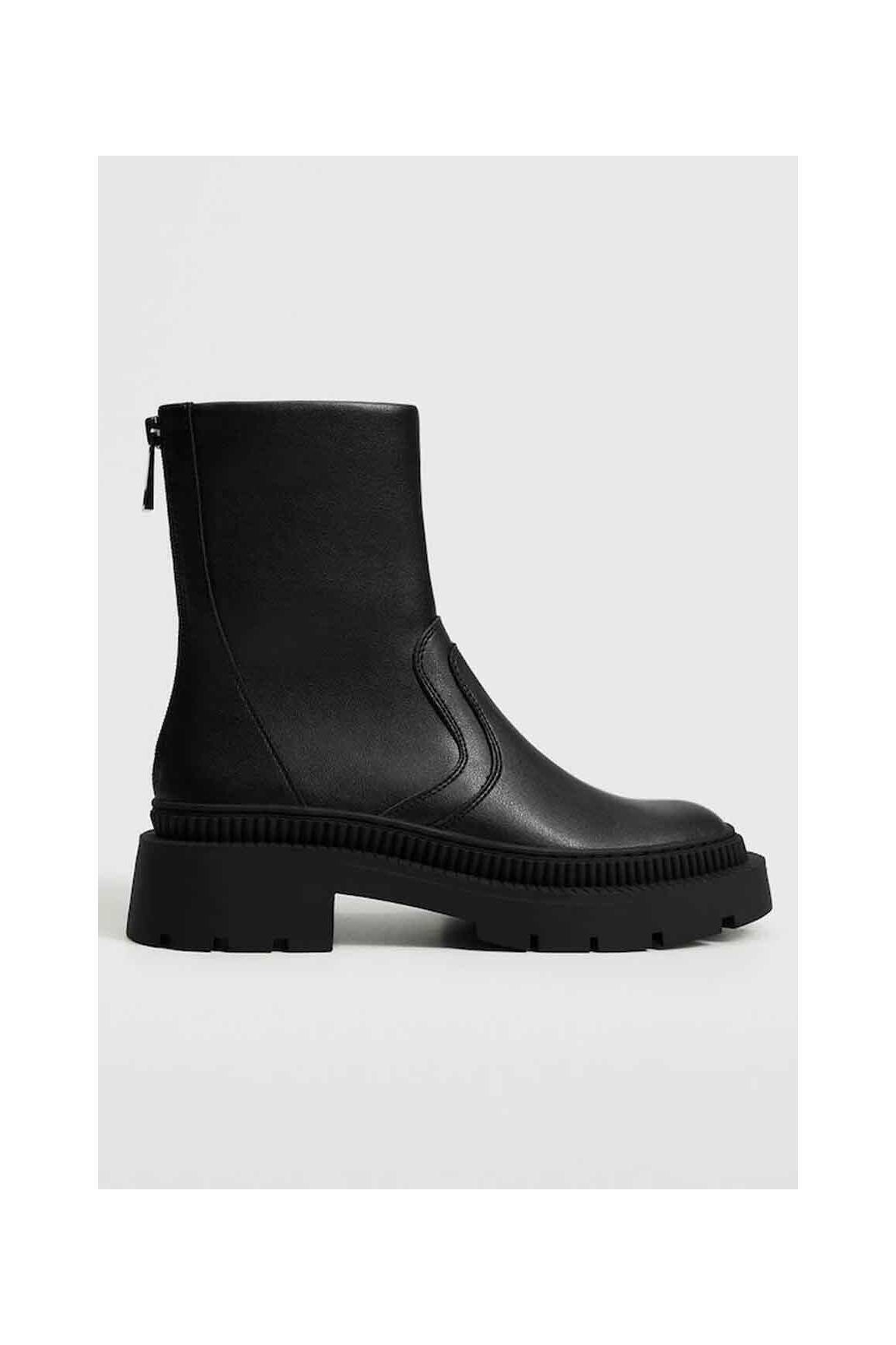 Mango Bottines Femme couleur noir