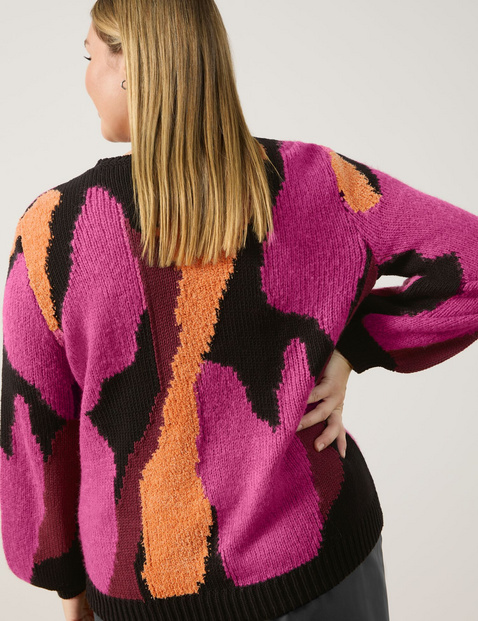 Pullover mit ausgefallenem Dessin