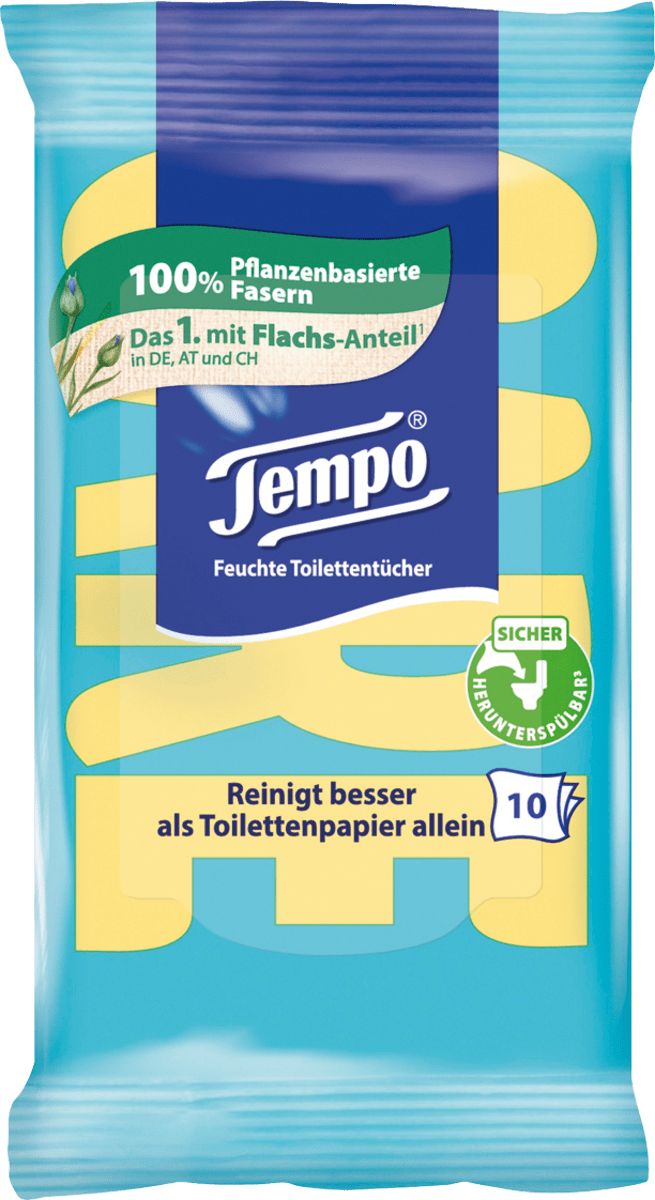 Feuchtes Toilettenpapier Reisegröße, 10 St