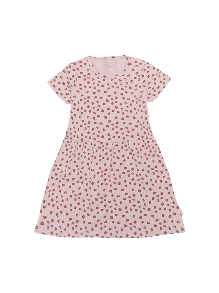 Minymo Jerseykleid MIDress SS (2-pack) - 6030  Verspieltes Kleid mit Print in Grau günstig kaufen