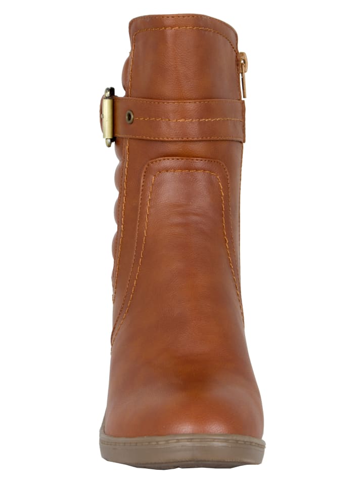 Loveness Winterstiefelette Uni in Braun günstig kaufen