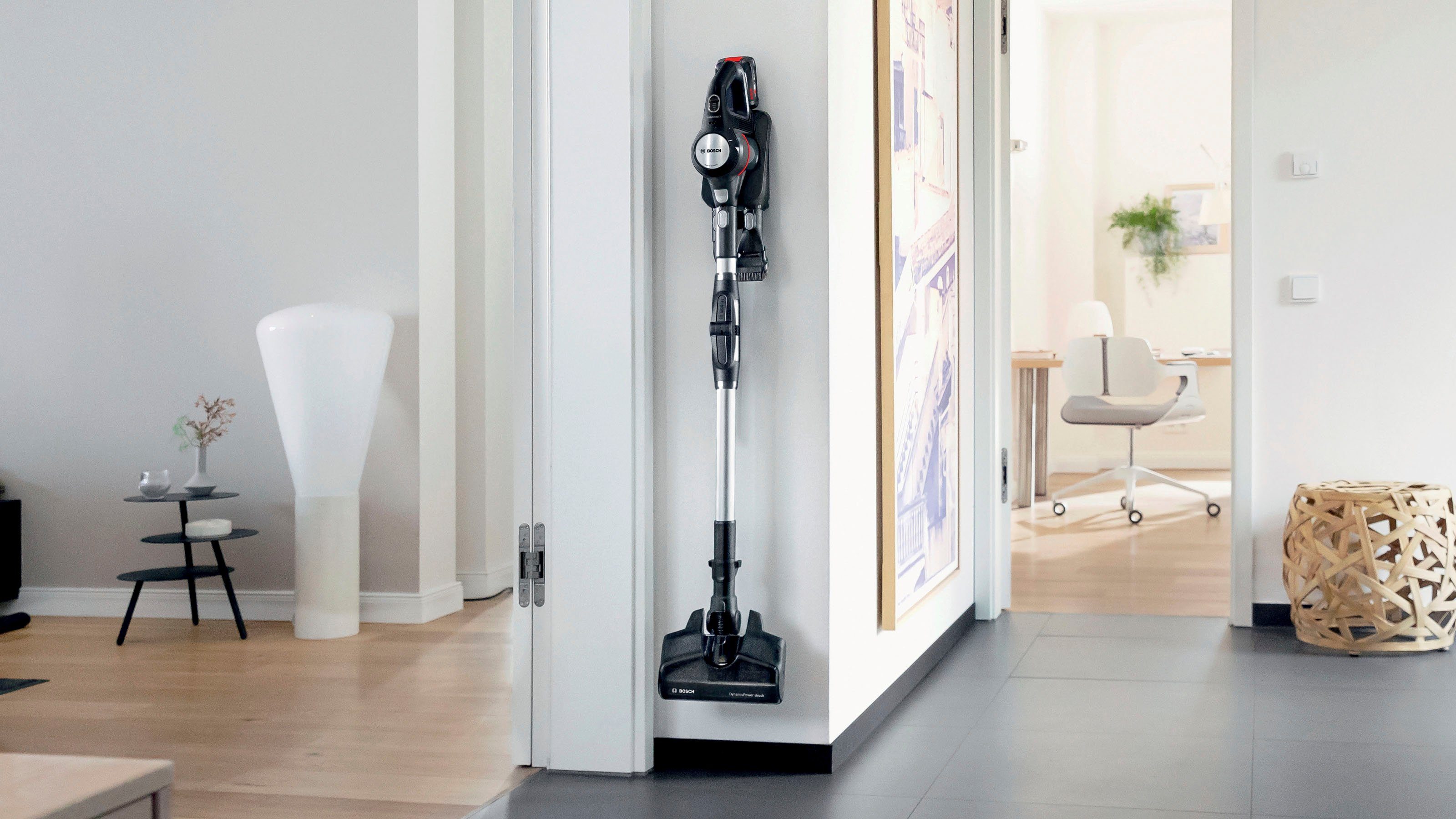 BOSCH Akku-Stielstaubsauger Unlimited 7 BKS711XXL, beutellos, 40 Min. Laufzeit, knickbares Rohr, inkl. umfangreichen Zubehör
