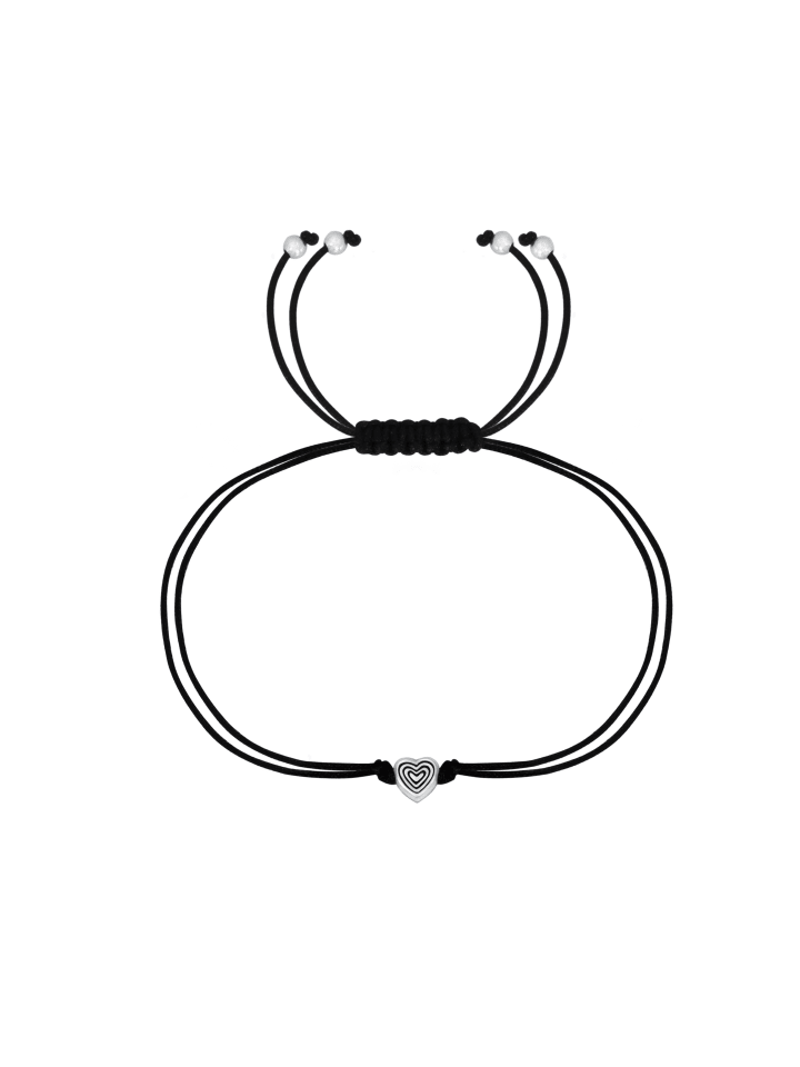 Alexander York FREUNDSCHAFTS-ARMBAND mit Charm-Herz günstig kaufen onesize