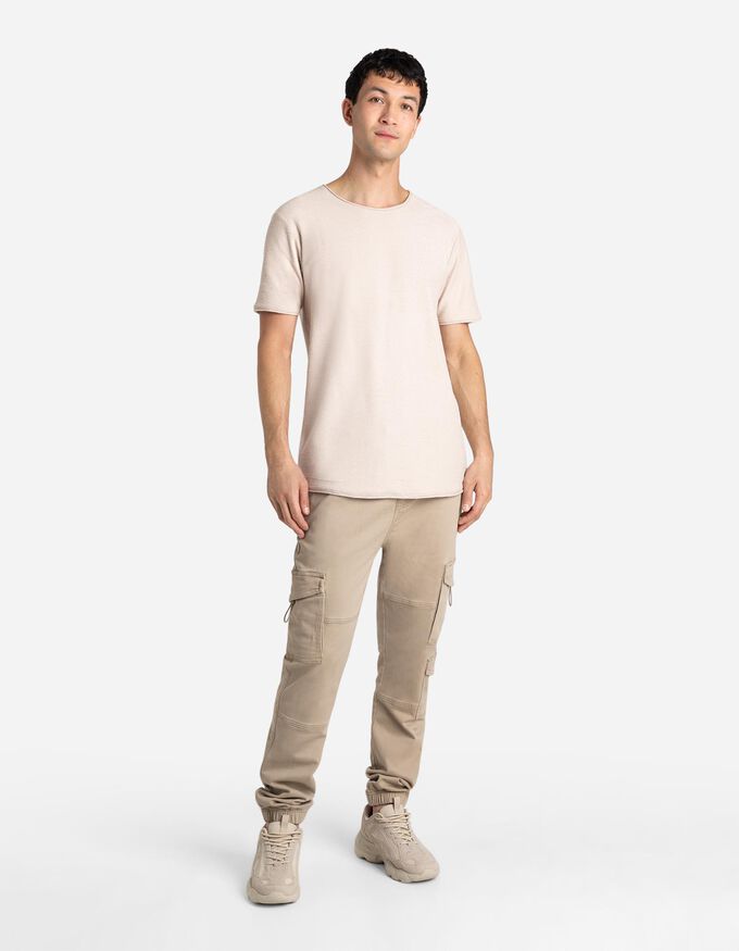 T-Shirt - Gerollte Abschlüsse