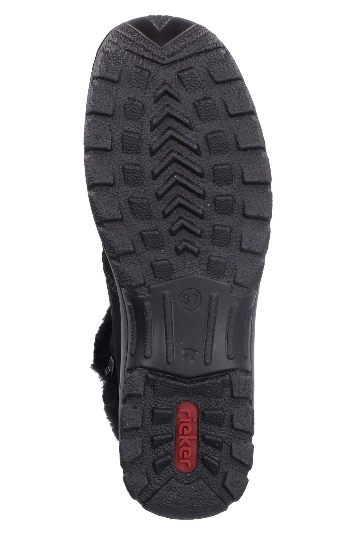 Rieker  Stiefelette - Schwarz - Flacher Absatz