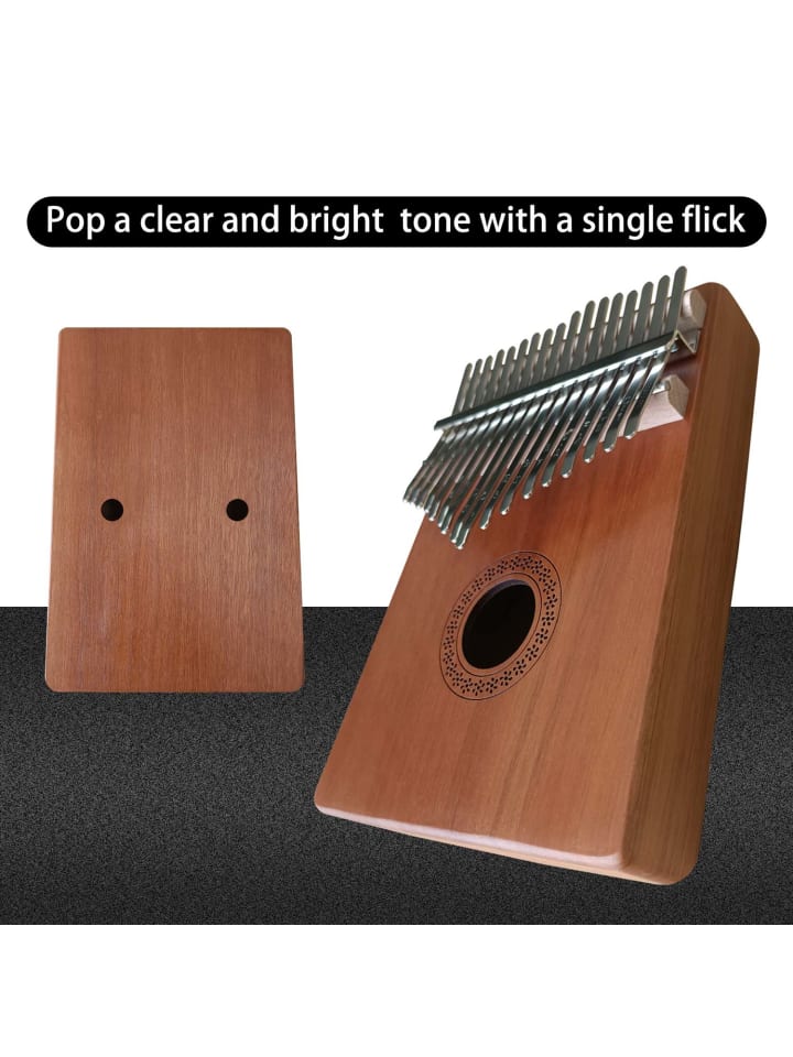 Intirilife 17-Tasten Kalimba Daumenpiano in Dunkelbraun günstig kaufen onesize