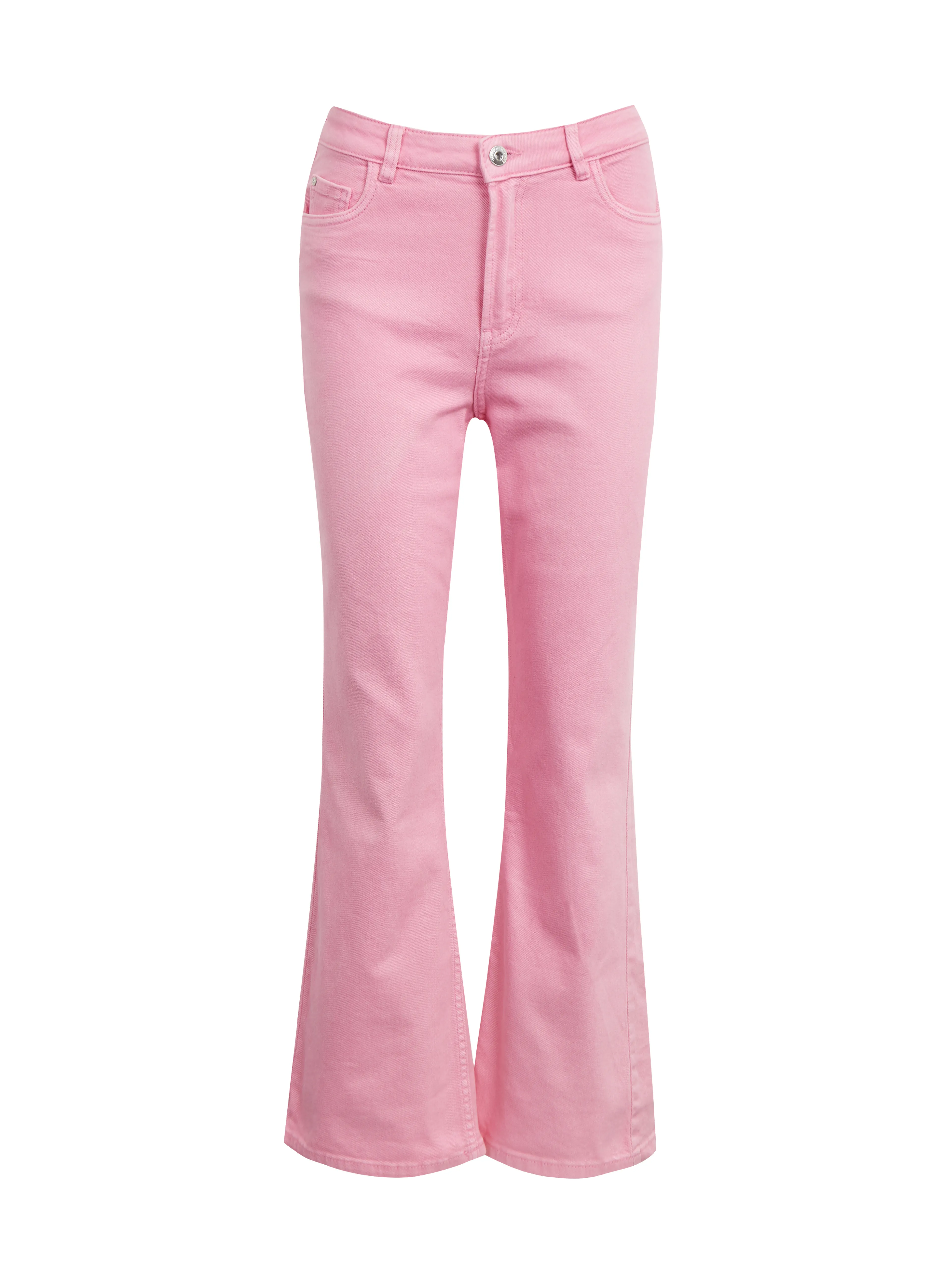 Rosa Damen Bootcut-Jeans ORSAY