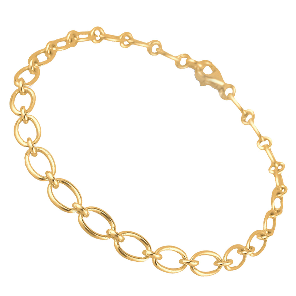 Elli Elli Bracelet Femme Chaîne à l'Allure Moderne en Argent Sterling 925 Bracelet