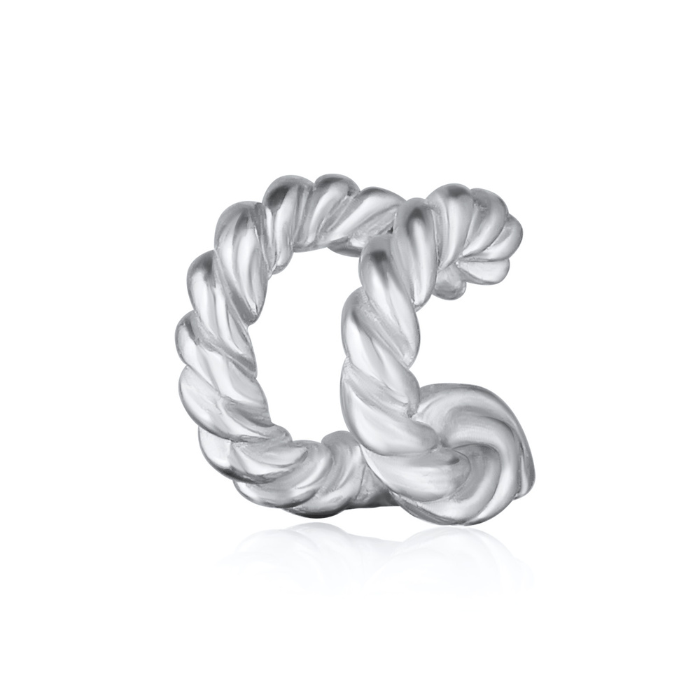 Elli Elli Boucles d'Oreilles Femmes Earcuff double torsadé look en argent sterling 925 Boucles d'oreilles