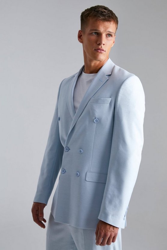 Tall zweireihige Slim-Fit Anzugjacke