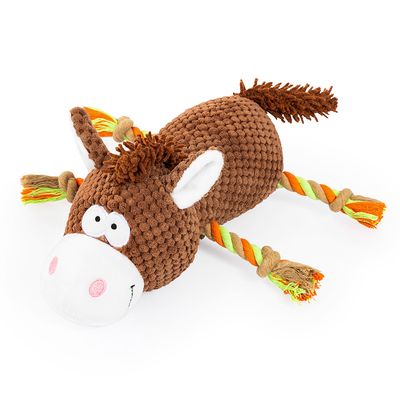 Doglove Hundespielzeug Pferd