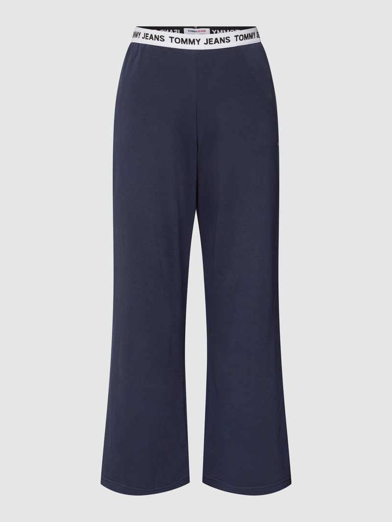 PLUS SIZE Sweatpants mit Logo-Bund in marineblau