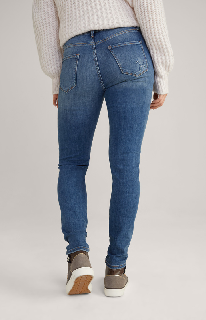 Slim-Jeans Sol in Medium Blue Washed
