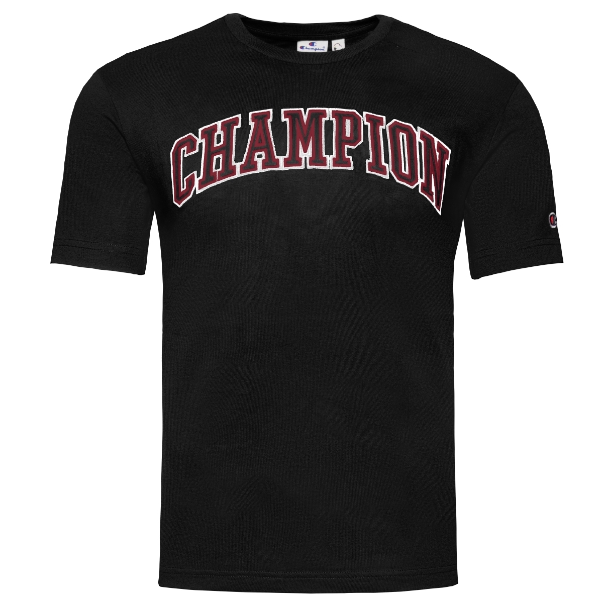 Champion Crewneck T-Shirt schwarz
