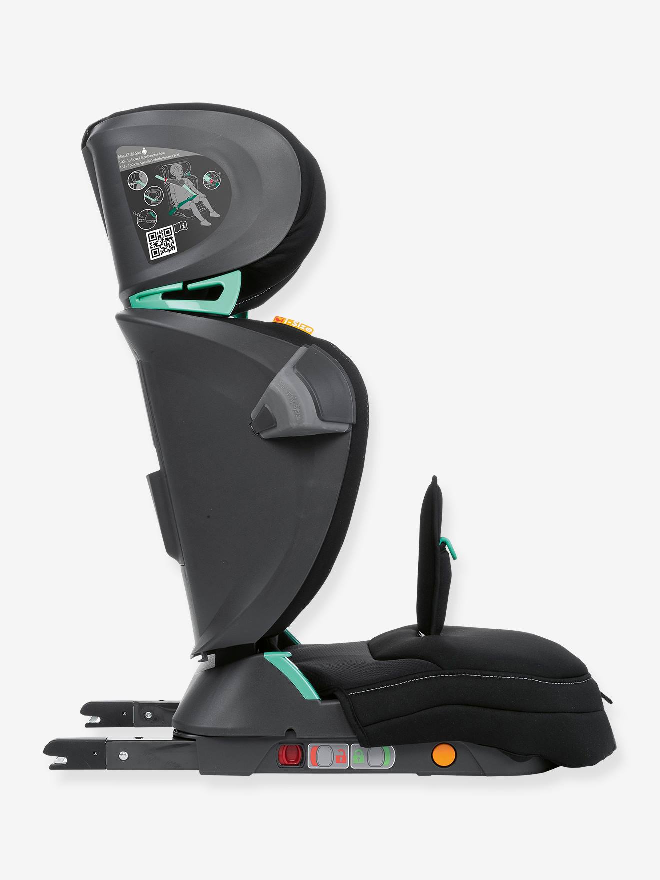 Siège-auto CHICCO Fold&Go i-Size 100 à 150 cm, équivalence groupe 2/3 black