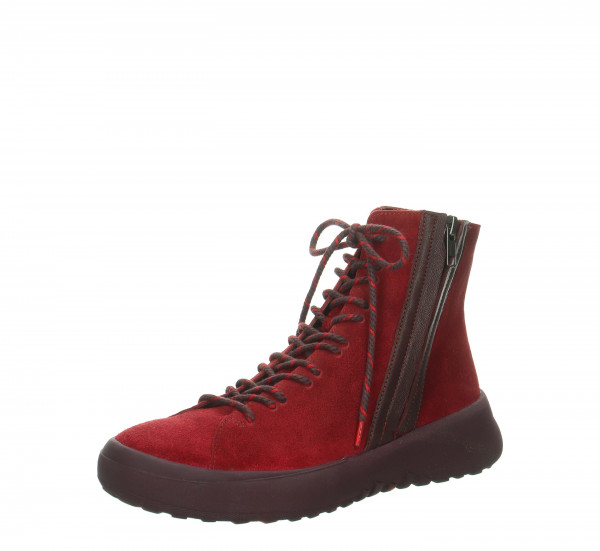 KUSABI Sneaker high - Merlot/Kombi