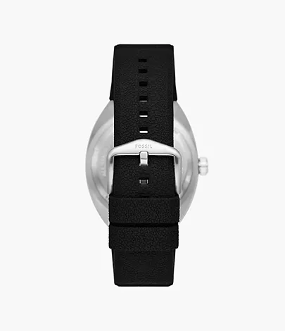 Fossil Uhr Breaker Dive 3-Zeiger-Werk Datum Silikon schwarz