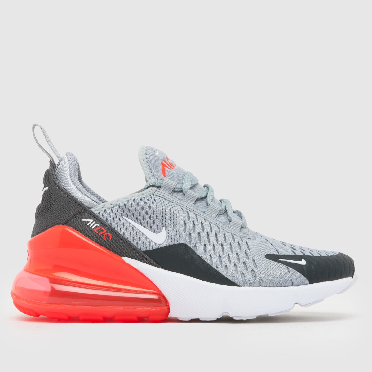 Nike Air Max 270 Lány Utcai Cipő Szürke/Szürke/Fekete, 36.5