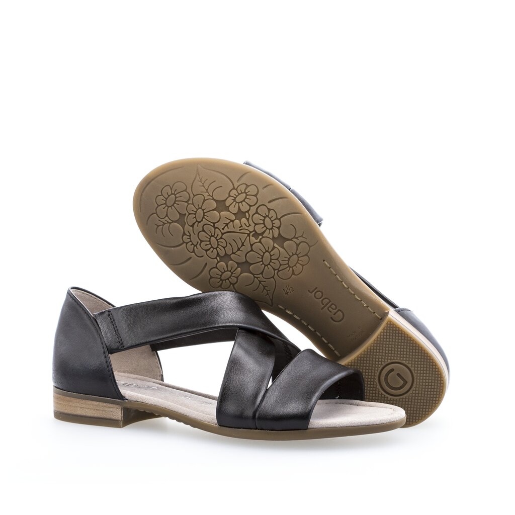 Gabor comfort Riemchensandale schwarz