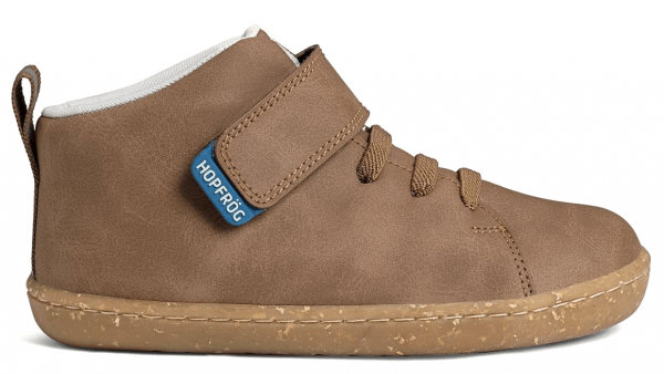 HopFrög ~ Smart Walker HighCut Sneaker Vegan ~ Brown Oak