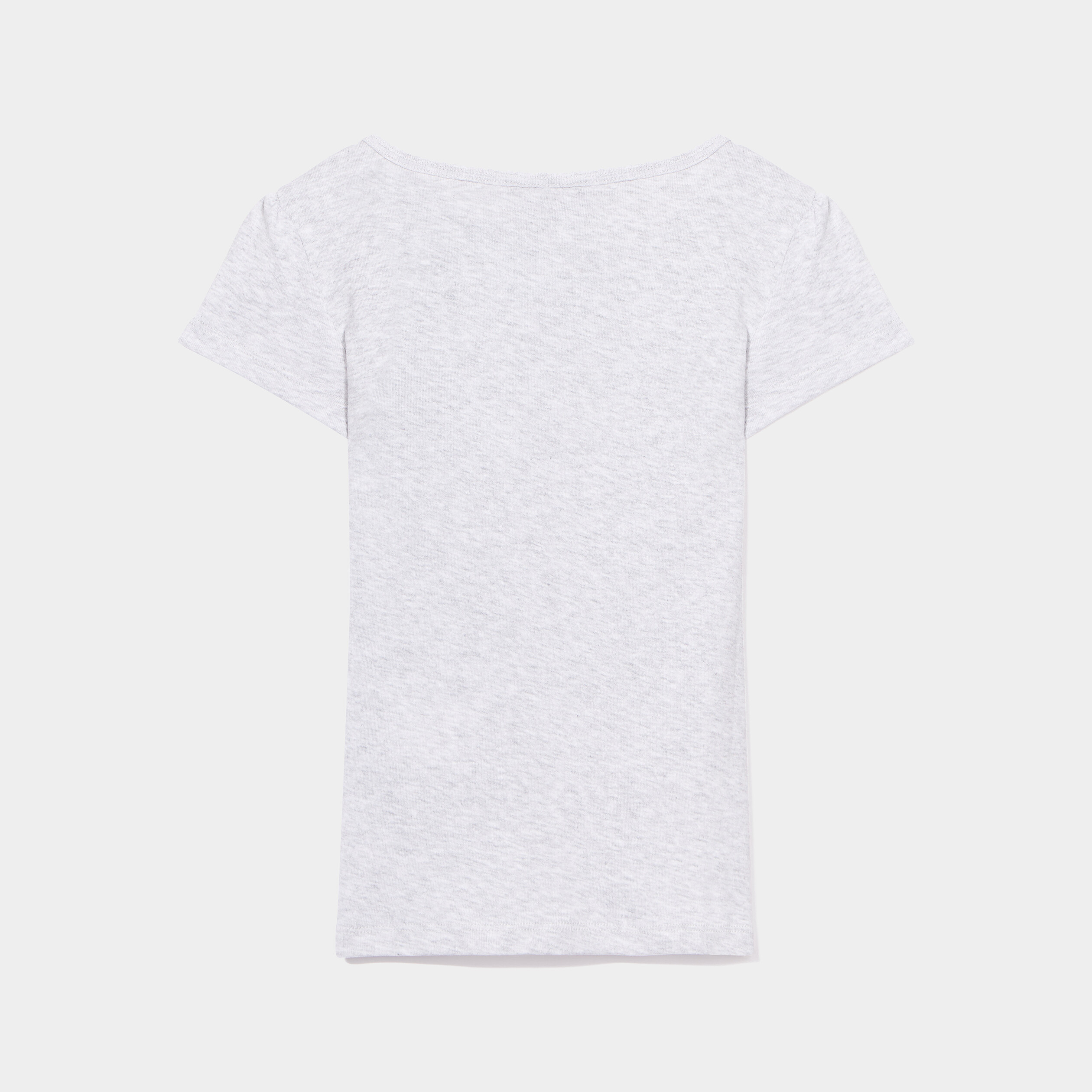 Lot 2 t-shirts gris fille | La Halle
