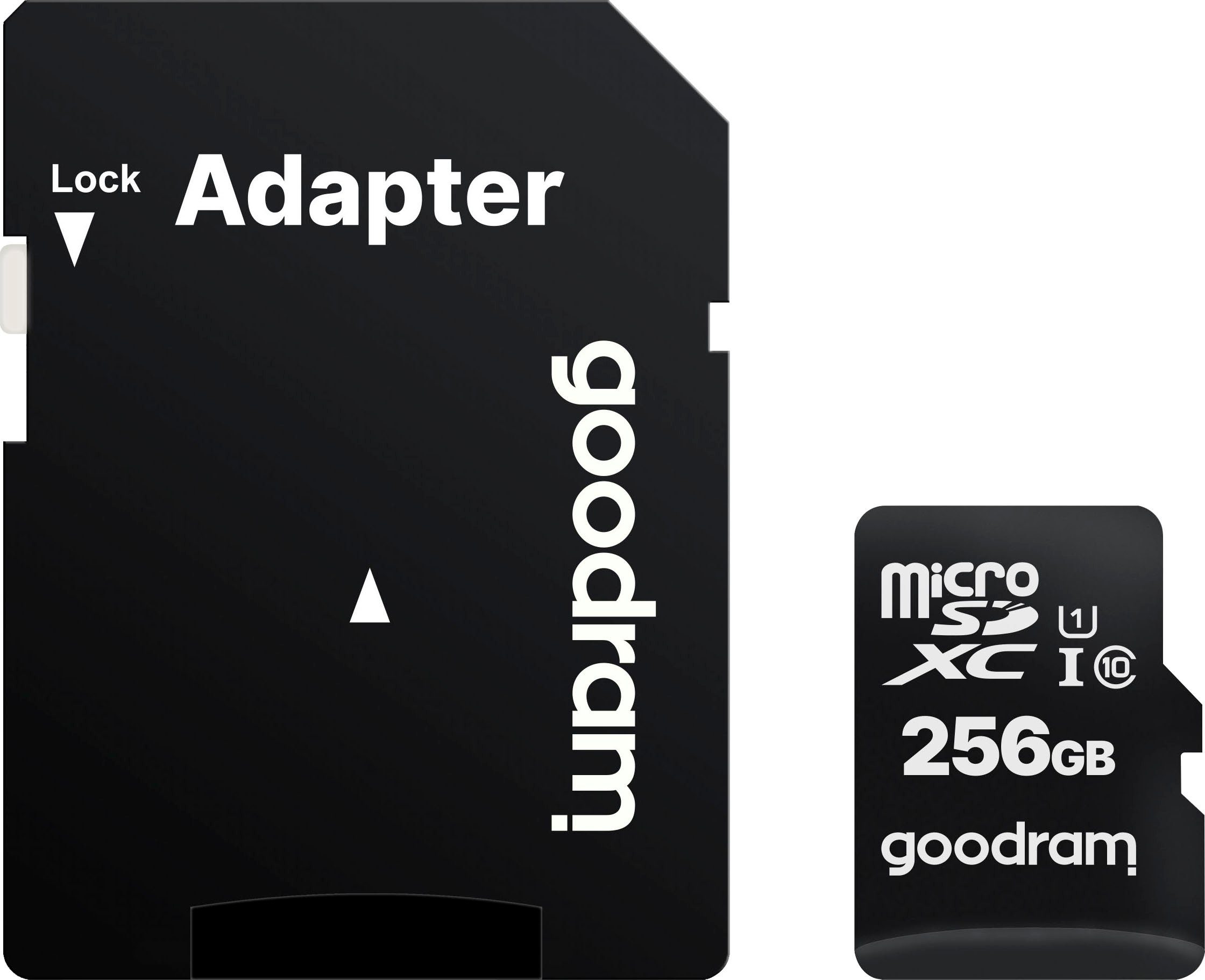 Goodram microSD 256GB (M1AA-2560R12) Speicherkarte (256 GB, UHS-I Class 10, 100 MB/s Lesegeschwindigkeit)