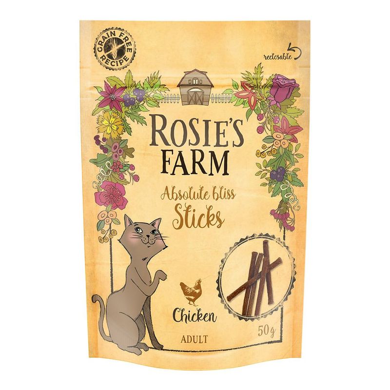 Probierpaket Rosie's Farm Katzensnacks zu TOP-Preisen | bitiba %