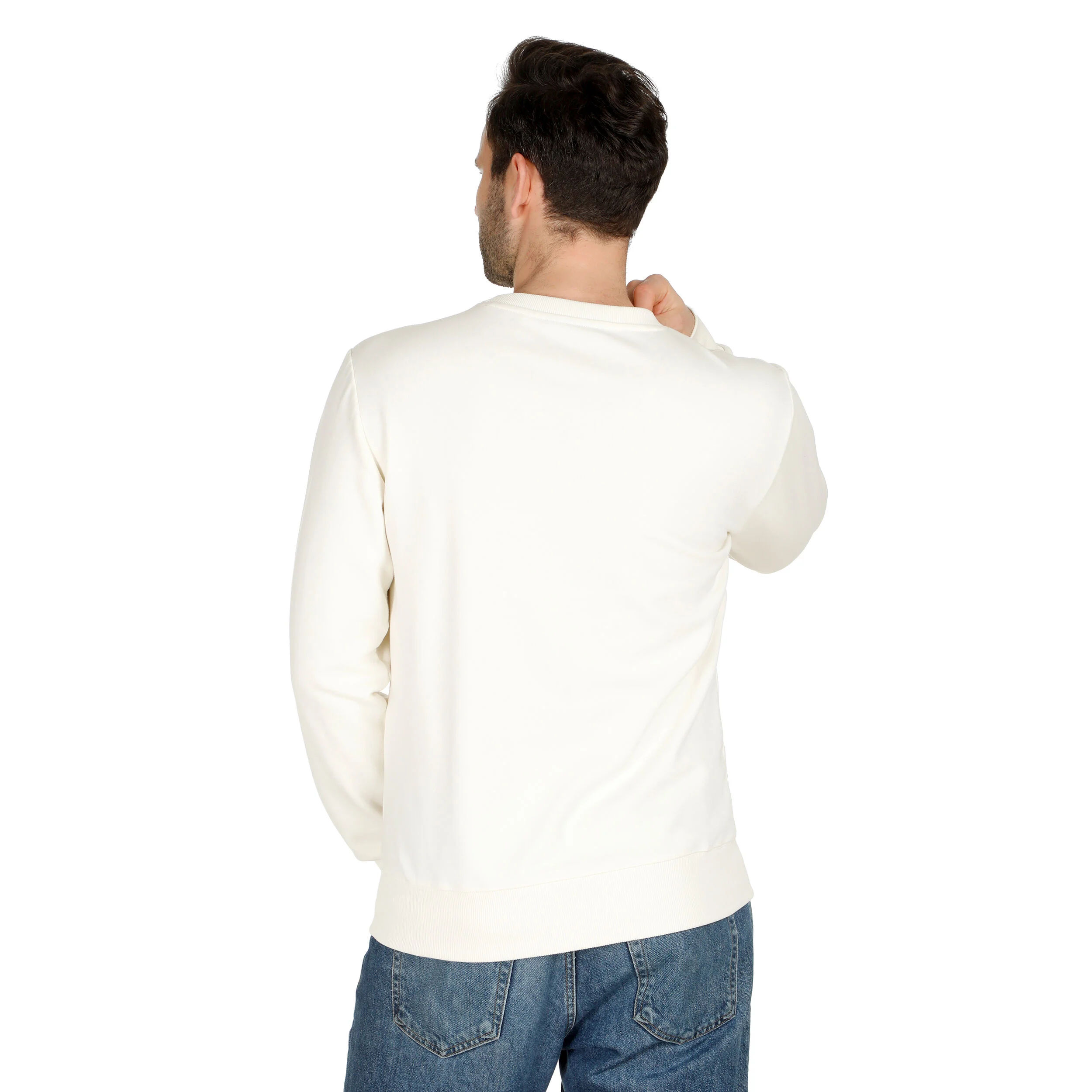 Crossroad Scraped Advantage Sweatshirt Herren - Weiß, Salbei