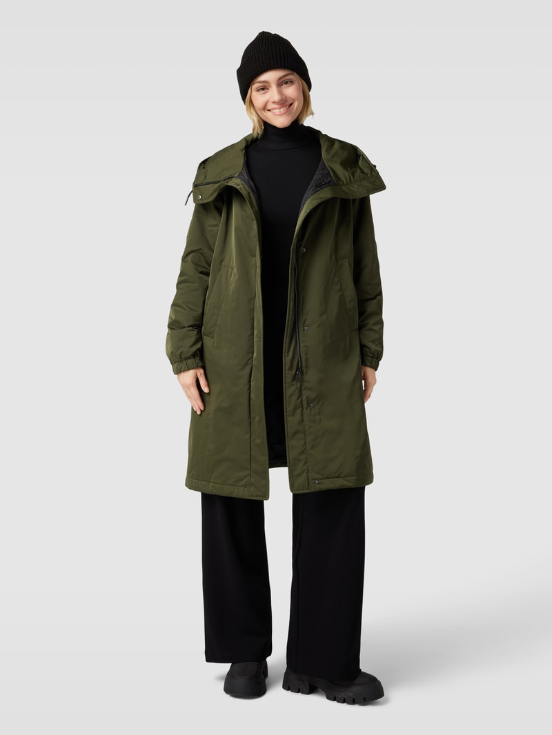 Jacke mit Eingrifftaschen in olivgrün