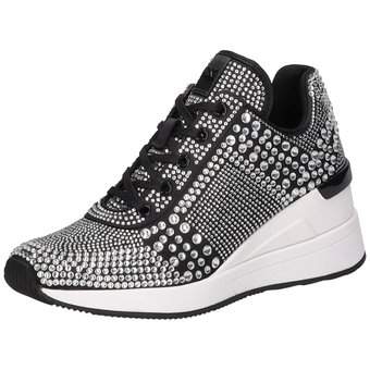 Michael Kors Georgie Crystal Trainer in schwarz