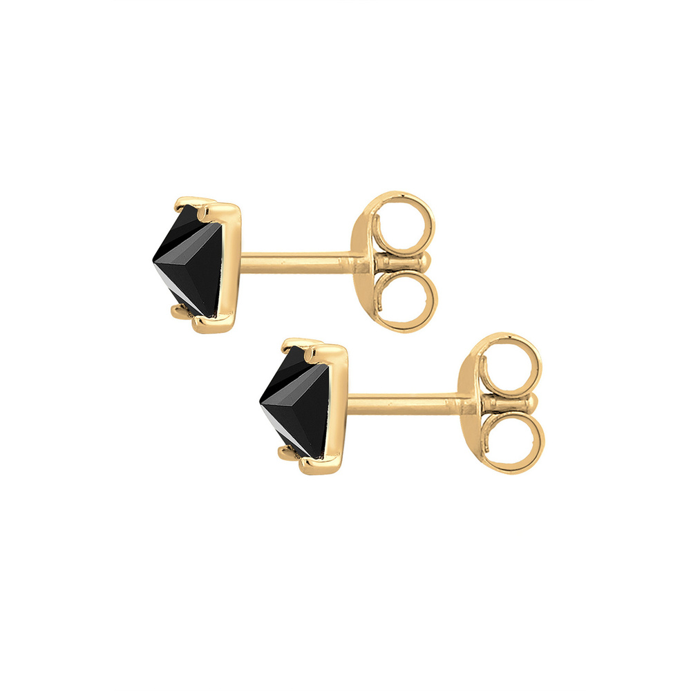 Elli Elli Boucles d'Oreilles Geo Rechteck Zirkonia Eckig 925 Sterling Silber Boucles d'oreilles