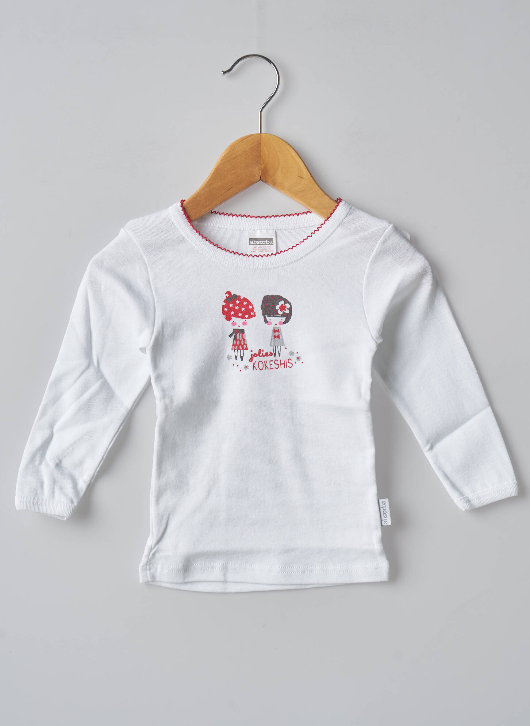 Absorba Tshirts Fille couleur blanc