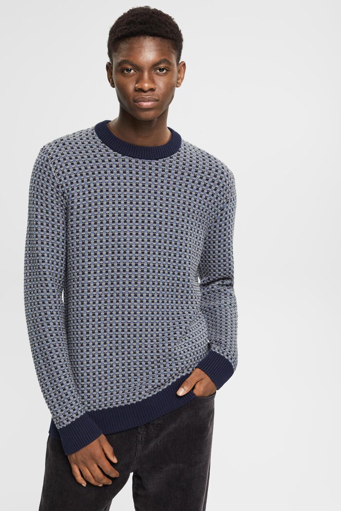 Mehrfarbiger Strickpullover
