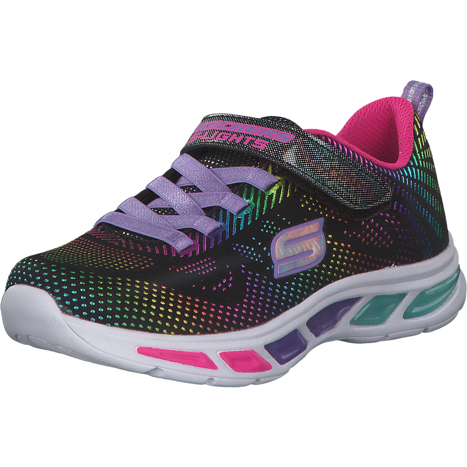 Skechers 10959L, Sneakers Low, Kinder, Schwarz (BKMT)