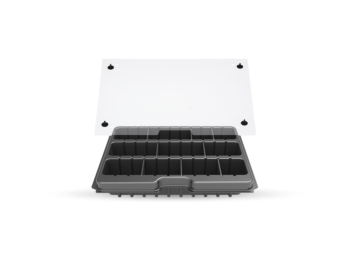 STRAUSSbox Vario Kleinteileeinsatz + Deckelfolie