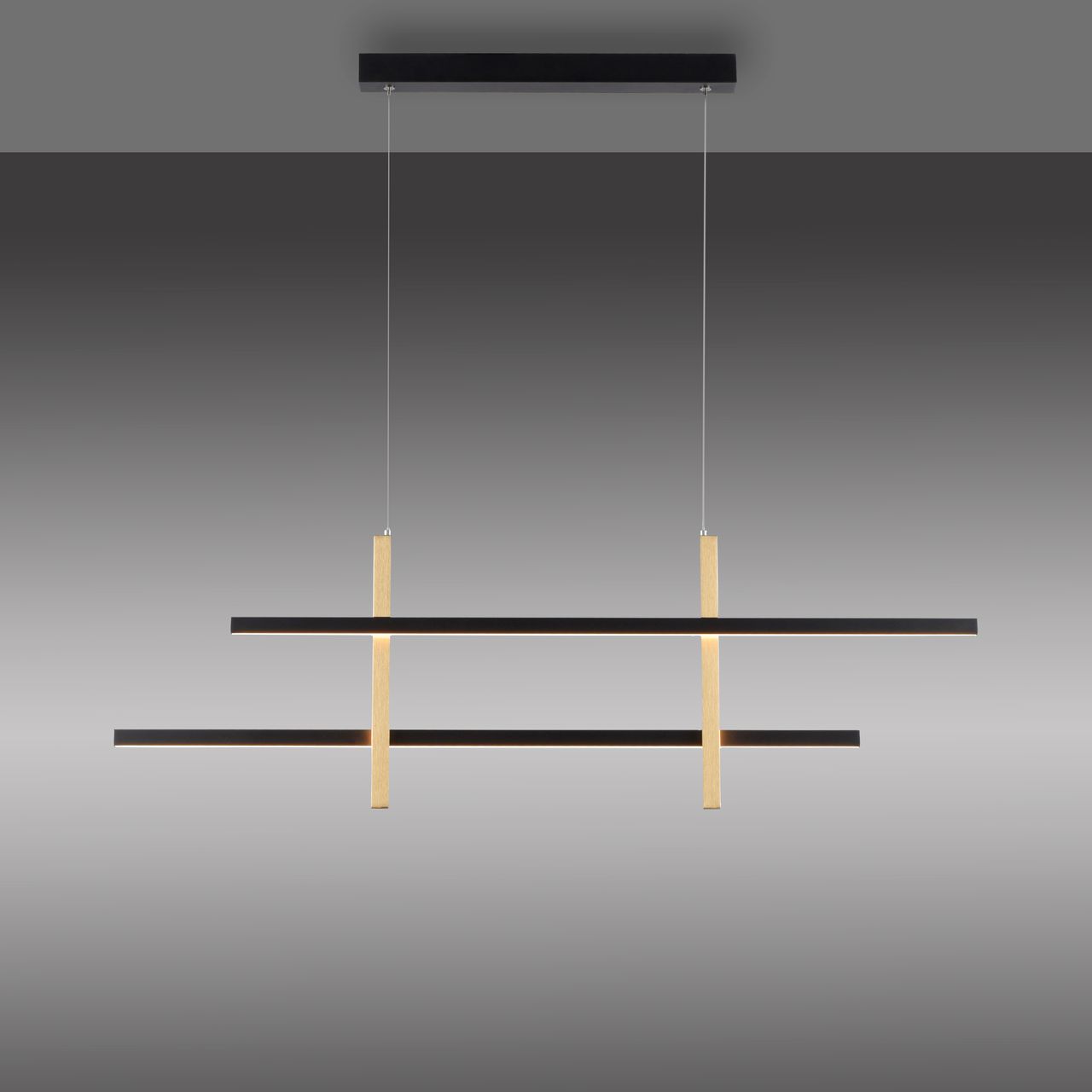 Paul Neuhaus LED Pendelleuchte BARRA, SimplyDim-Funktion, IP20, Schwarz