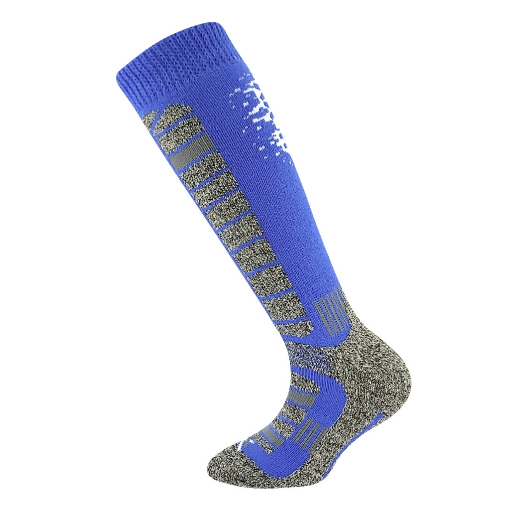Voxx Carving Blaue Kinder Merino Kniestrümpfe
