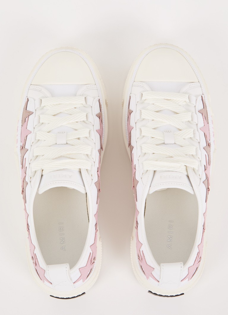 AMIRI  Stars Court sneaker van mesh met leren details