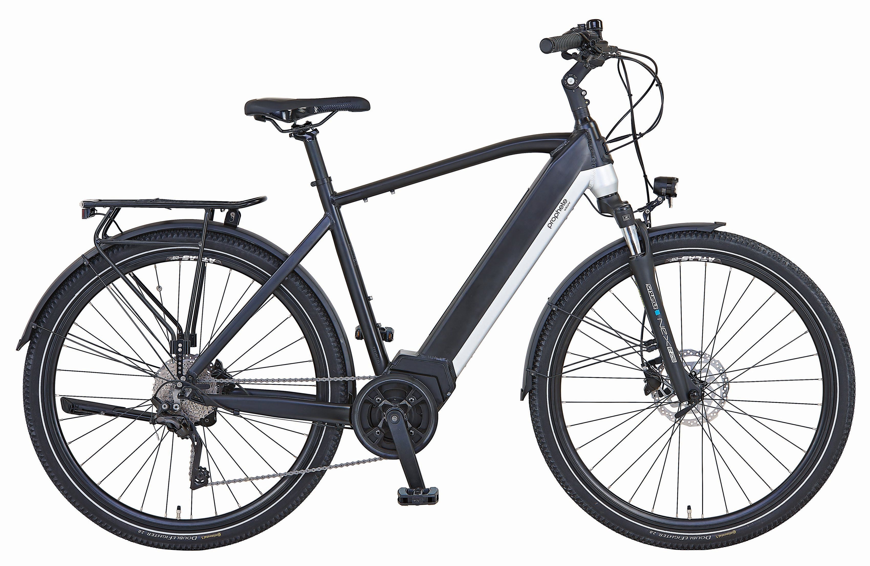 Prophete E-Bike Entdecker InsideTwo, 10 Gang Shimano Deore Schaltwerk, Kettenschaltung, Mittelmotor, 630 Wh Akku