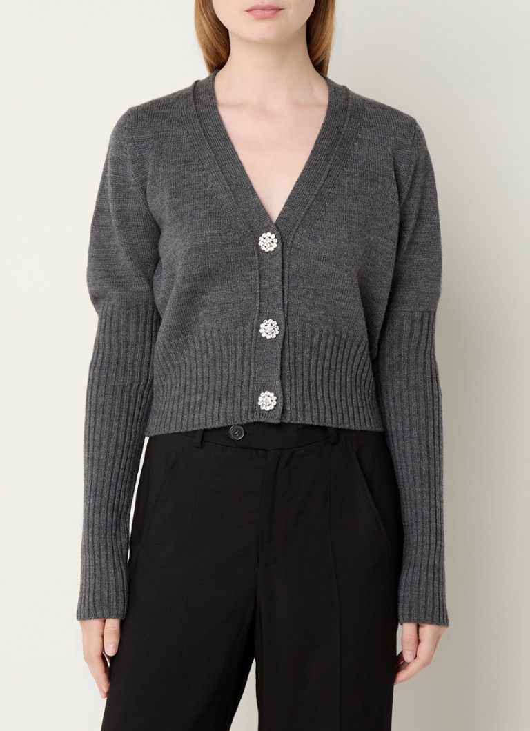 Cardigan gros din lână Ba&sh Tanda