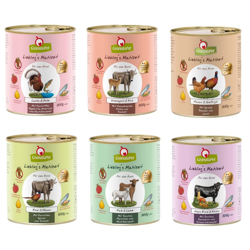 Sparpaket GranataPet Liebling's Mahlzeit 12 x 800 g